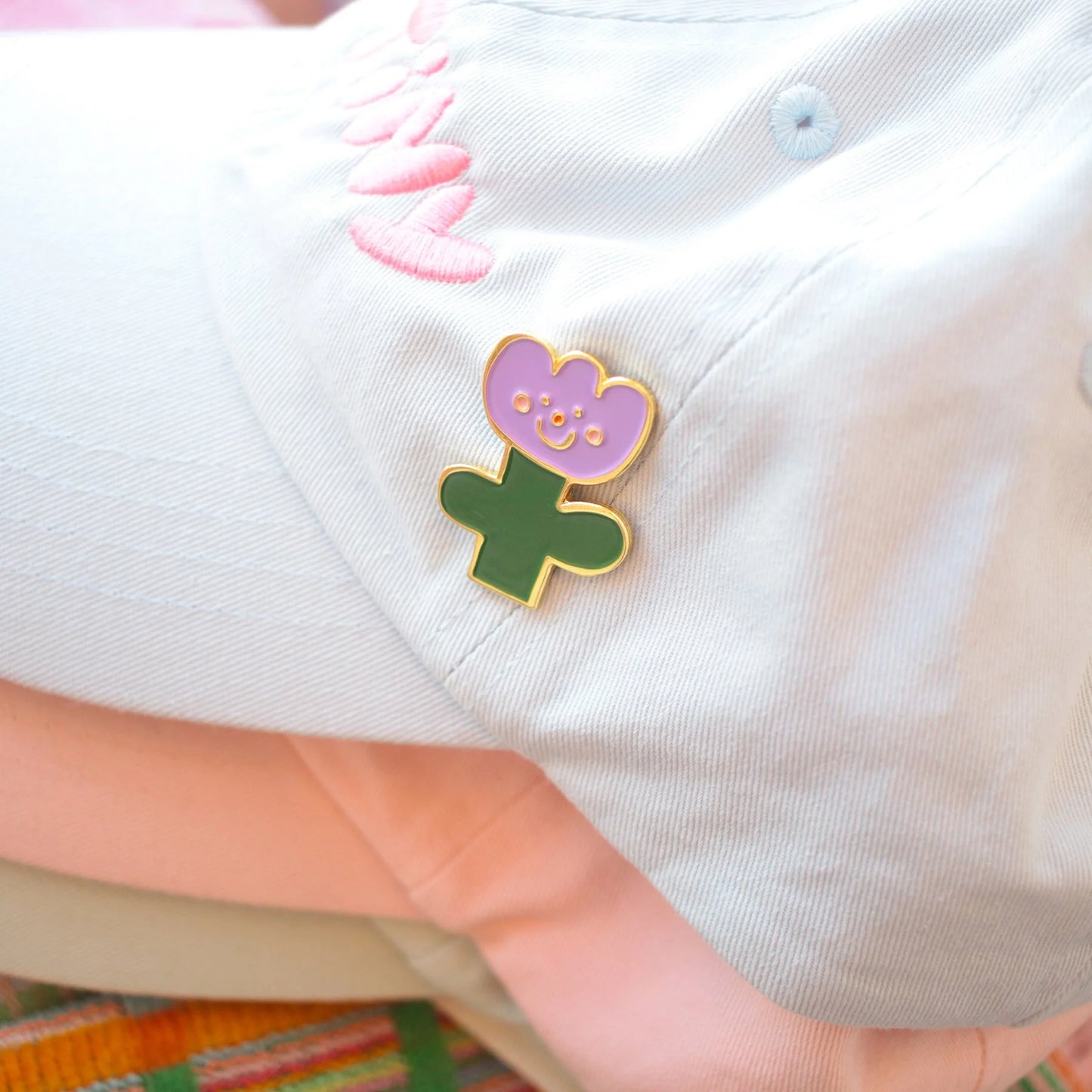 pansy enamel pins