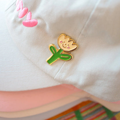 pansy enamel pins