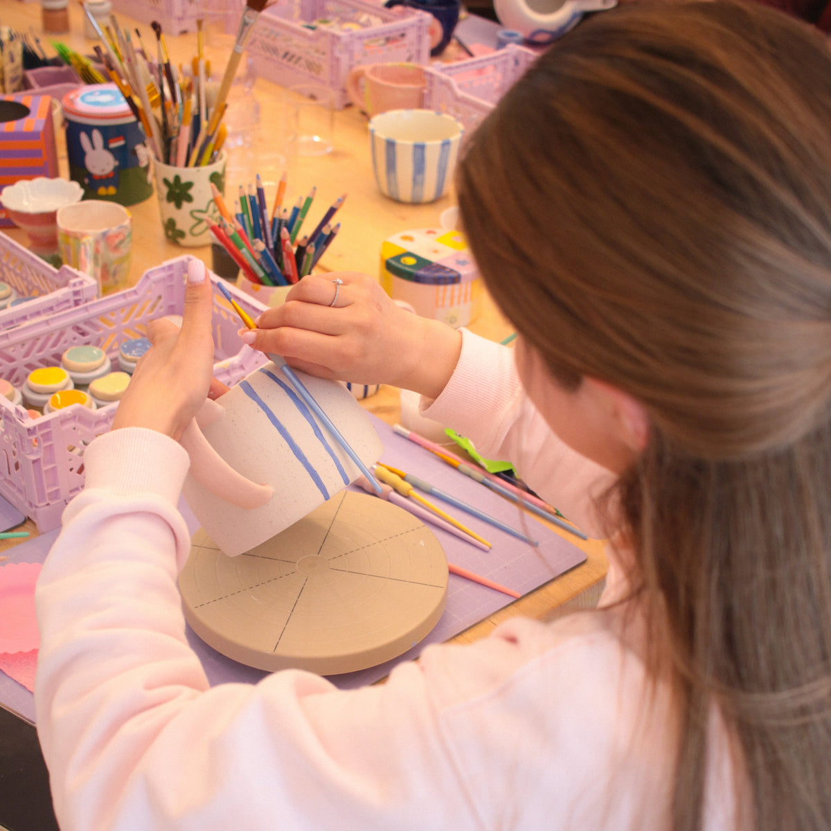 ceramic painting: teapot