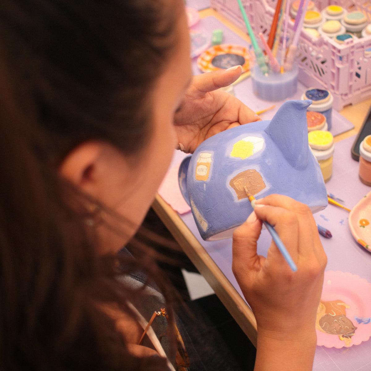 ceramic painting: teapot