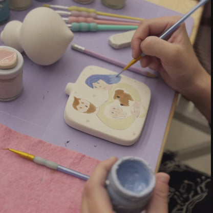 ceramic painting: baubles