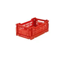 pastel plastic crates | mini size