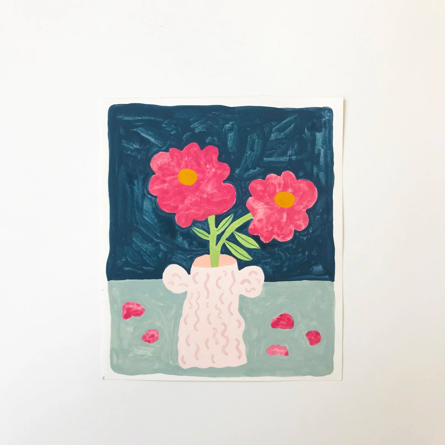 still life - gouache painting | original artwork