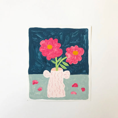 still life - gouache painting | original artwork