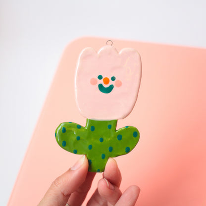 wall hanging | happy flower in a field