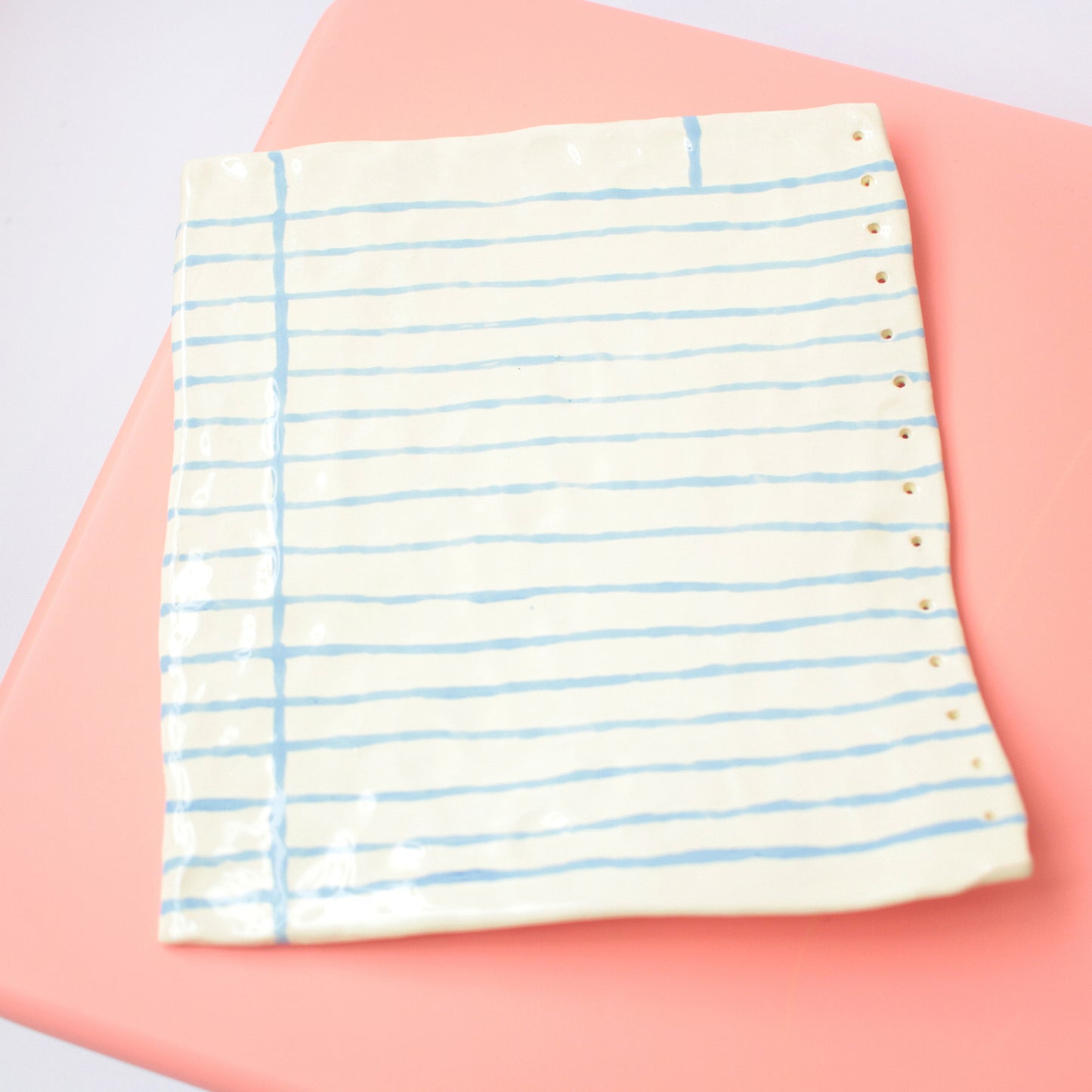 wall hanging | piece of lined paper