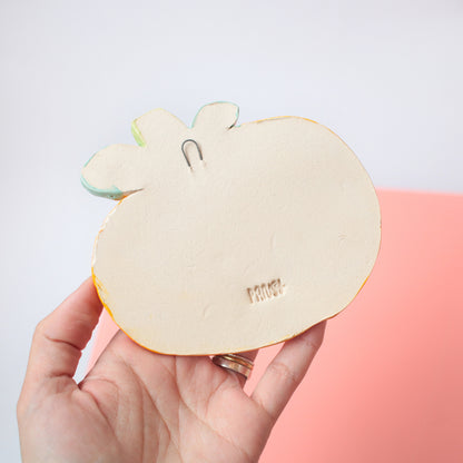wall hanging | orangey friends