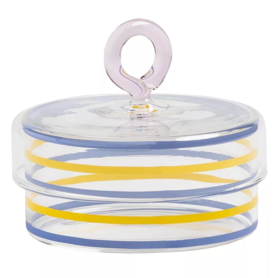 &klevering jar - stripy